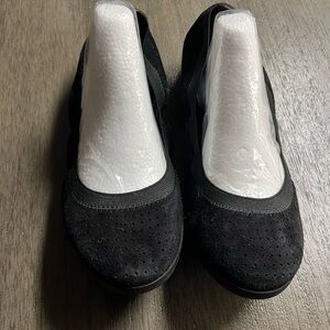 Cole Haan Black Suede Ballet Flats